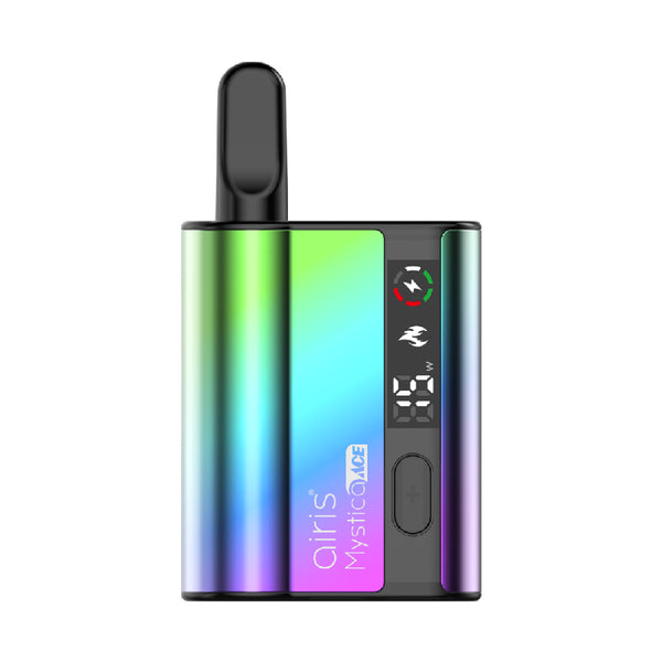 Airis Mystica Ace - Adjustable Wattage Vape Battery with Auto-Draw, LED Screen, and Dual Charging Ports Airistech Online Store Airis Mystica Ace - Adjustable Wattage Vape Battery with Auto-Draw, LED Screen, and Dual Charging Ports Airistech Online Store