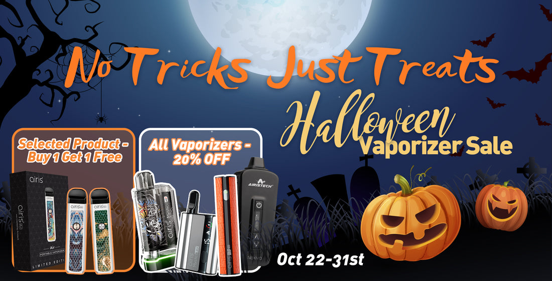 No Tricks, Just Treats: Airistech Halloween Vaporizer Sale! 🎃👻