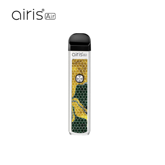 Airistech-airis Air Battery Wax Portable Vaporizer The airis Air catches your eyes quickly with its solid textured metal finish, gorgeous colors and ultra-compact form factor.