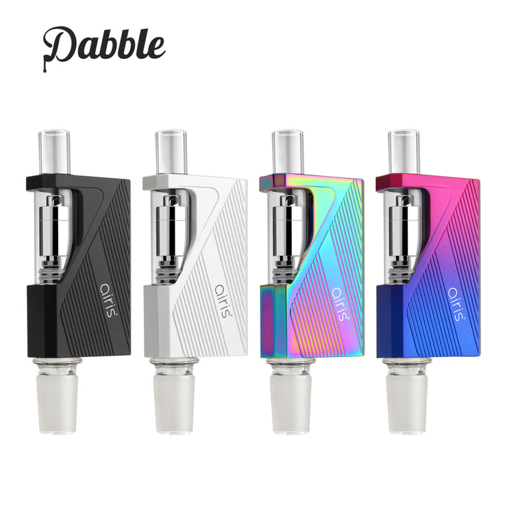 Airis Dabble is universal to both 14mm and 19mm glass bongs compatible wax vaporizer 
